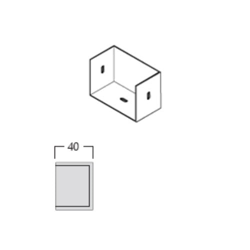 Aluminium Right Hand Stopend