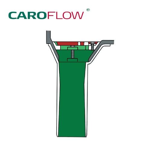 Aluminium Roof Rainwater Vertical Kompact Balcony Outlet - 75mm