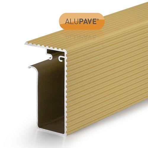 Alupave Fireproof Flat Roof & Decking Side Gutter Yellow Sand - 2m ...