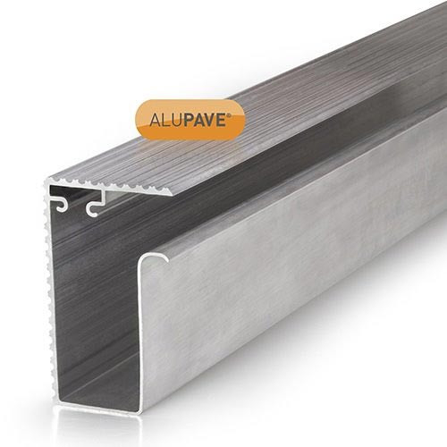Alupave Fireproof Flat Roof & Decking Side Gutter Mill - 2m | Drainage ...