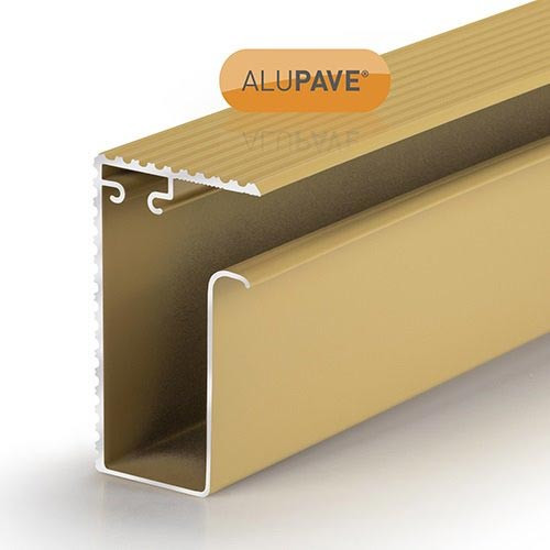 Alupave Fireproof Flat Roof & Decking Side Gutter Yellow Sand - 3m ...