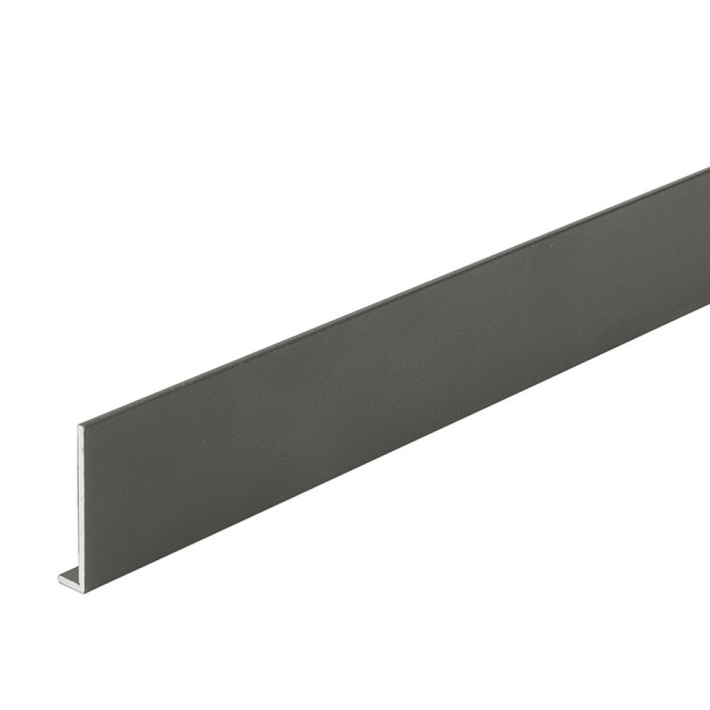 AluSplash Anthracite Edge Profile for Splashbacks | Tile Superstore®