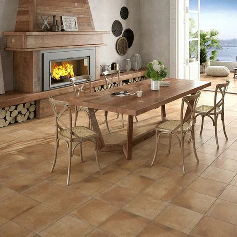 Arcilla Matt Ocre Terracotta Effect Porcelain Floor