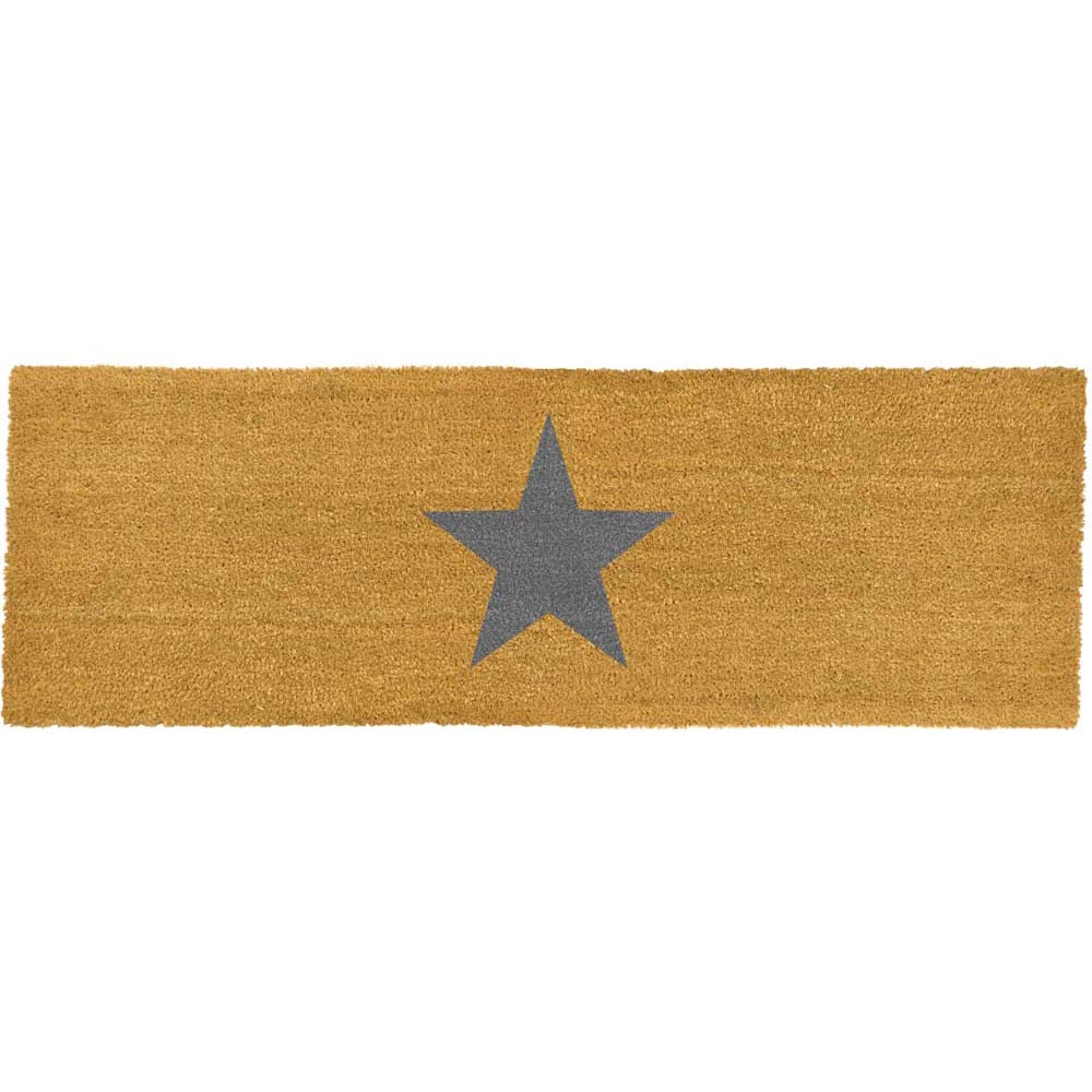 Artsy Patio Long Door Mat Grey Star Door Superstore®