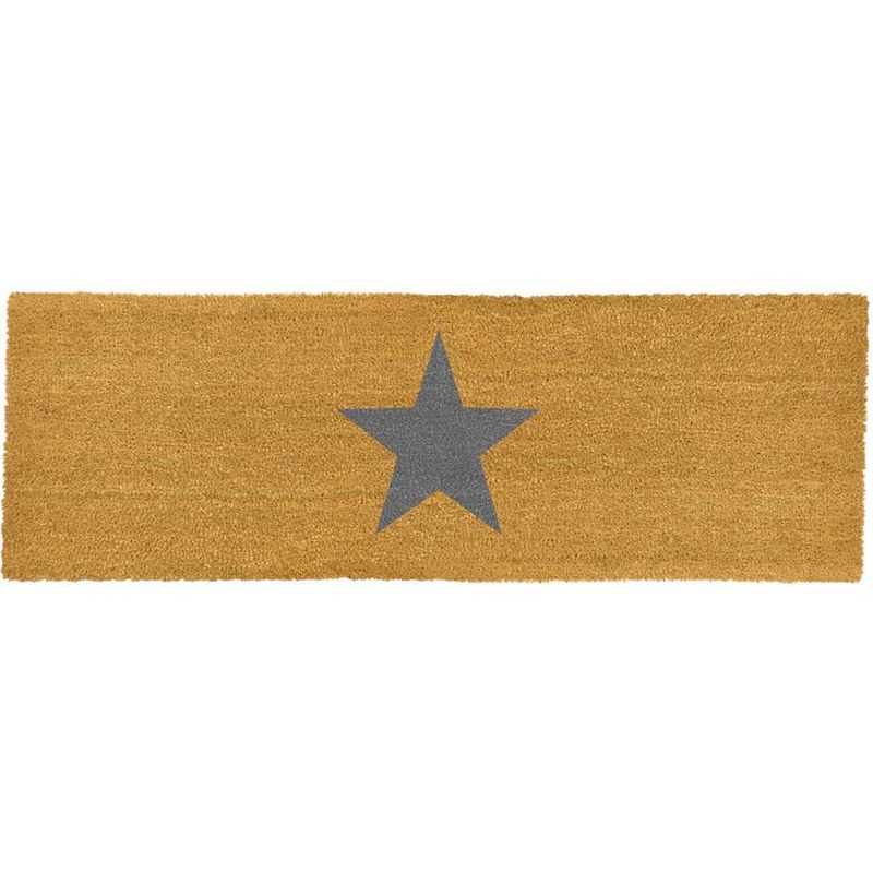 Artsy Patio Long Door Mat Grey Star Door Superstore®