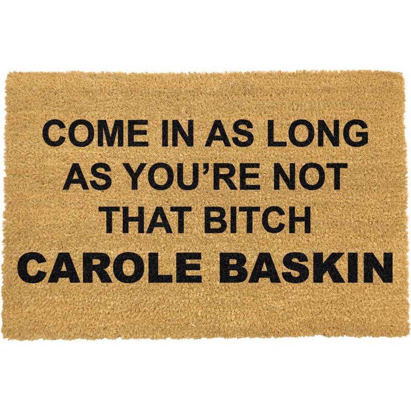 Artsy Quirky Door Mat Carole Baskin Door Superstore®