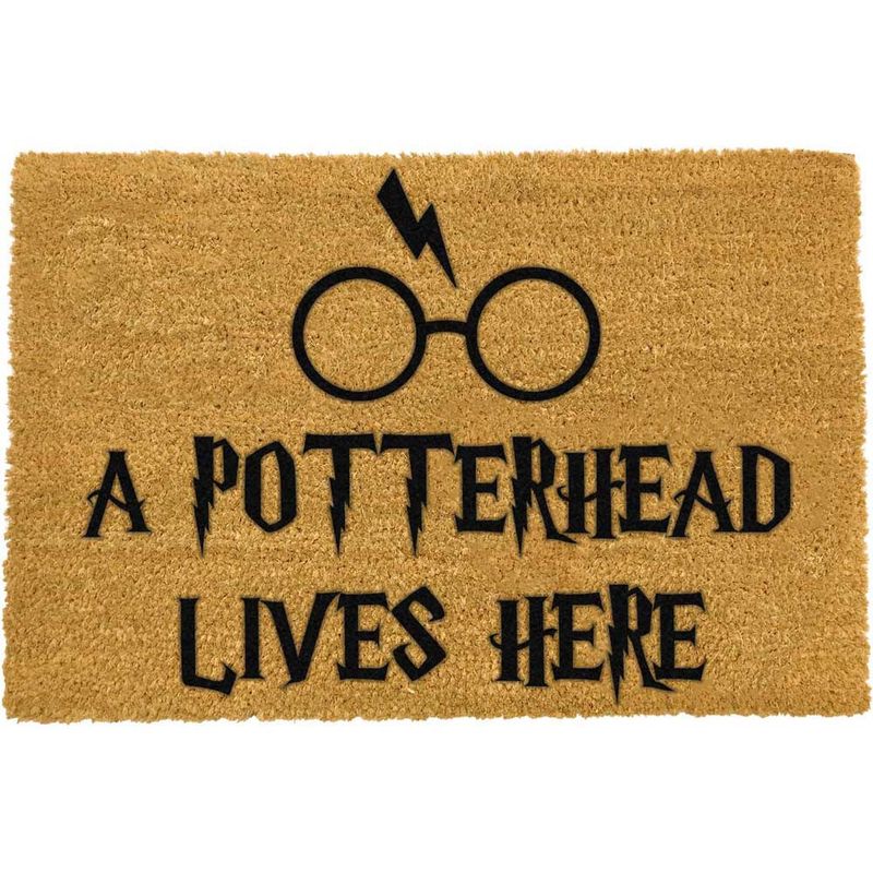 Artsy Quirky Door Mat A Potterhead Lives Here Door Superstore®