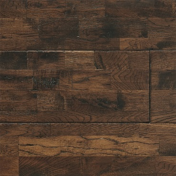 Solid Oak Flooring - Dark Finger Jointed Oak Lacquer
