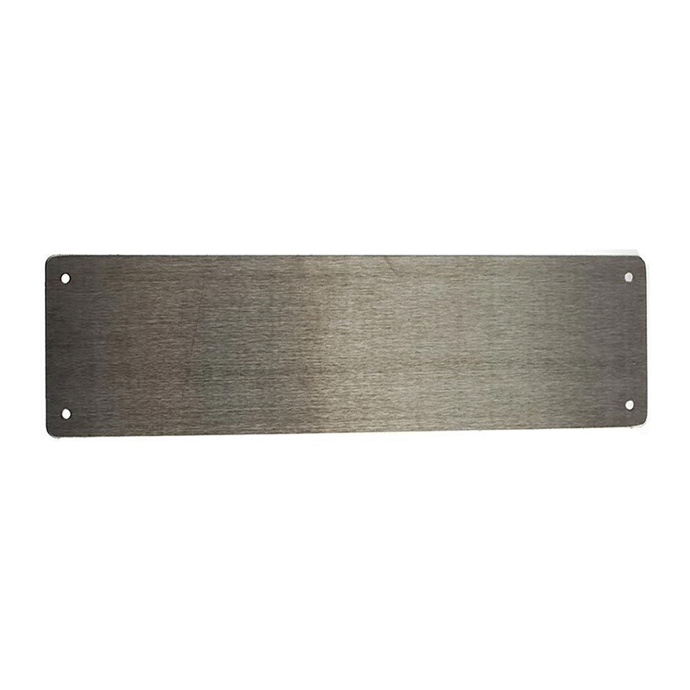 Atlantic Satin Stainless Steel Finger Plate Pre Drilled with Screws
