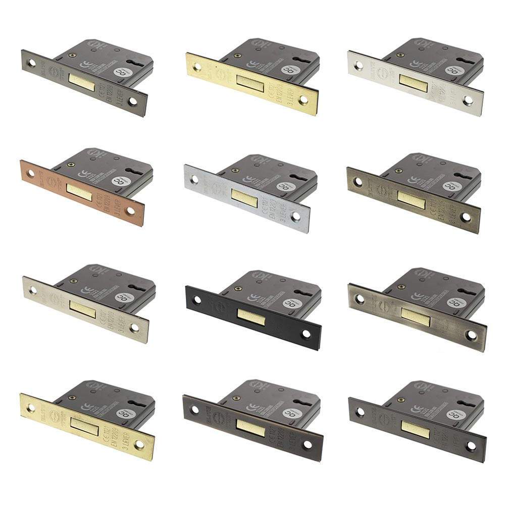 Atlantic 3 Lever Key Deadlock (CE) 3 Inches