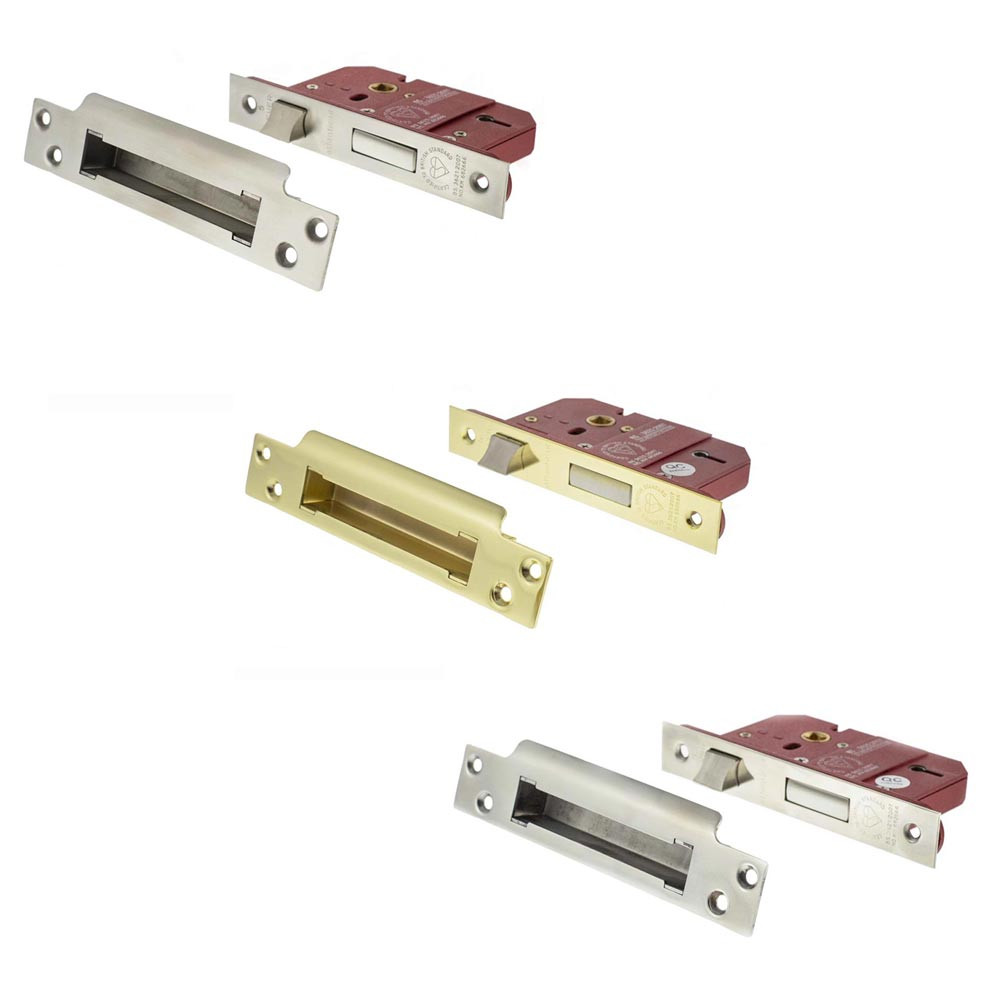 Atlantic 3 Inch 5 Lever Key Sashlock(BS)