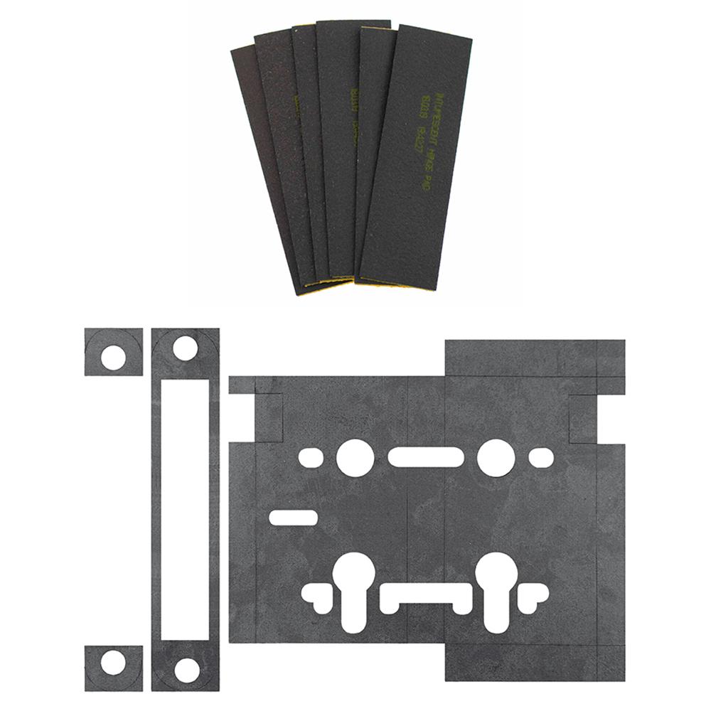 Atlantic Bathroom Latch & Hinge Pads FD60 Intumescent Kit - 3 inch x 2 inch