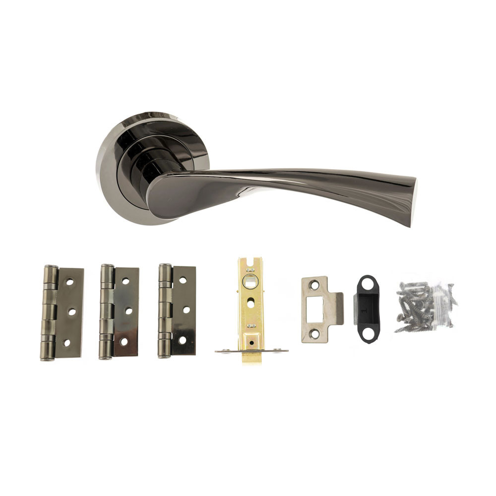 Atlantic Colorado Black Nickel Door Handle Pack