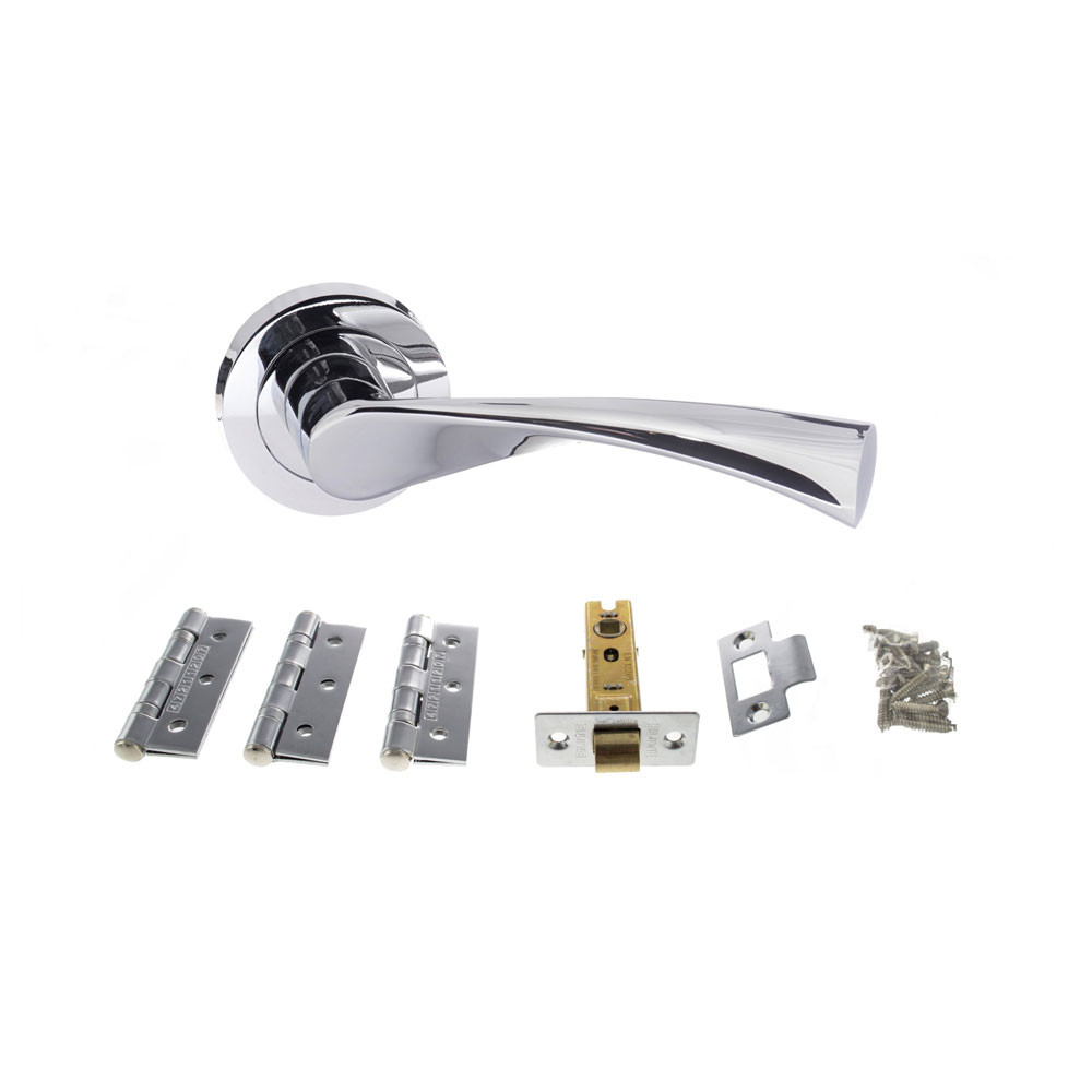 Atlantic Colorado Polished Chrome Door Handle Pack