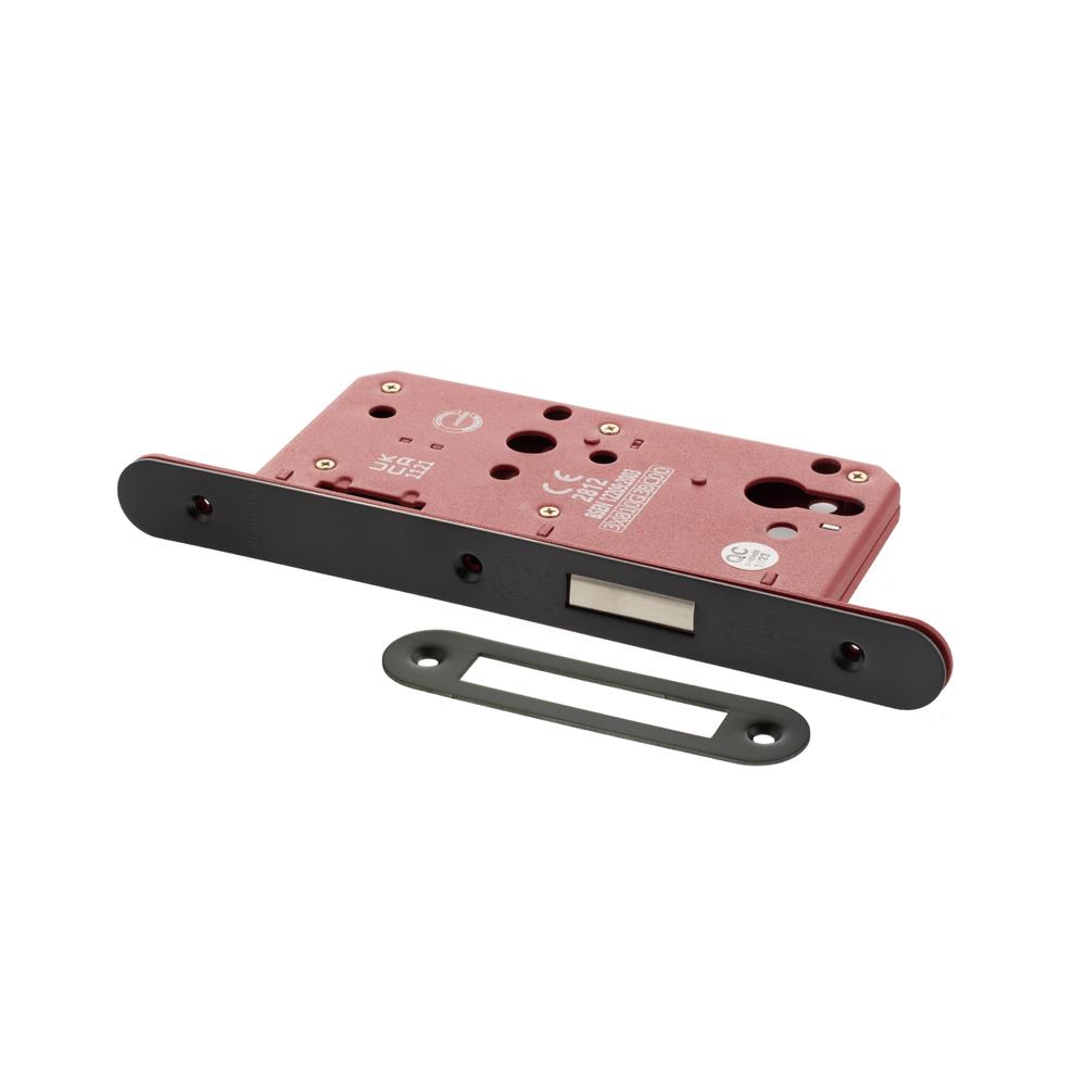 Atlantic DIN Radius Euro Profile Deadlock Double Throw - Matt Gun Metal
