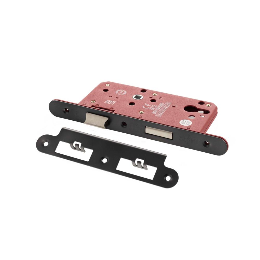 Atlantic DIN Radius Euro Profile Sashlock Double Throw - Matt Gun Metal