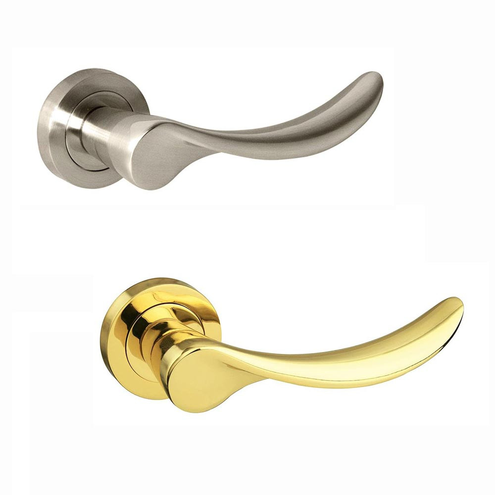 Atlantic Mediterranean Malaga Lever on Round Rose Internal Door Handle