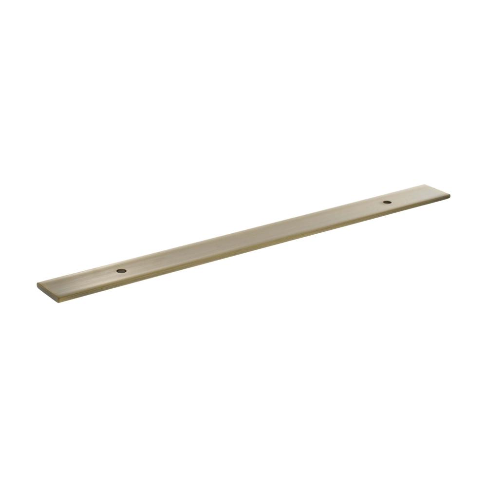 Atlantic Millhouse Long Wide Cabinet Handle Backplate - Antique Brass