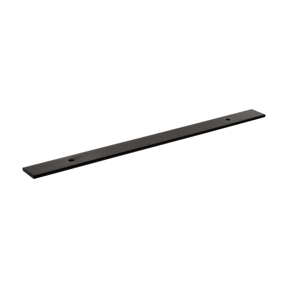 Atlantic Millhouse Long Wide Cabinet Handle Backplate - Matt Black