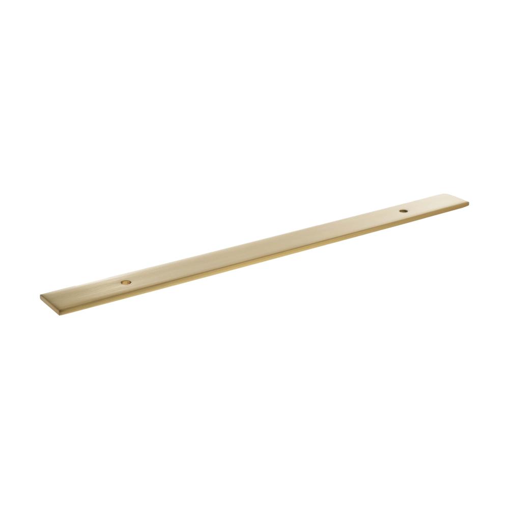 Atlantic Millhouse Long Wide Cabinet Handle Backplate - Satin Brass