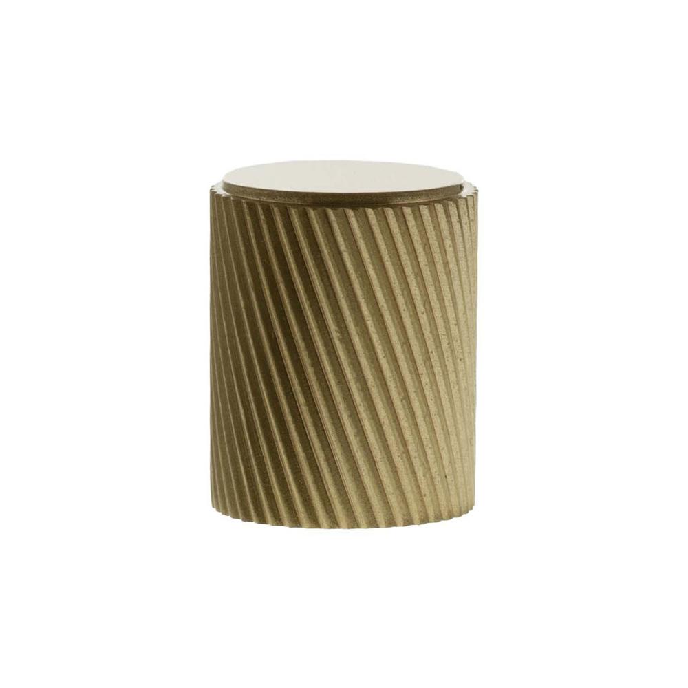 Atlantic Millhouse Paddington Spiral Cylinder Cabinet Knob Handle - Satin Brass