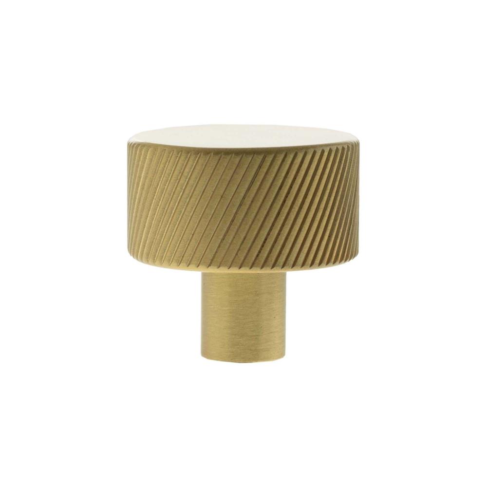 Atlantic Millhouse Paddington Spiral Round Cabinet Knob Handle - Satin Brass