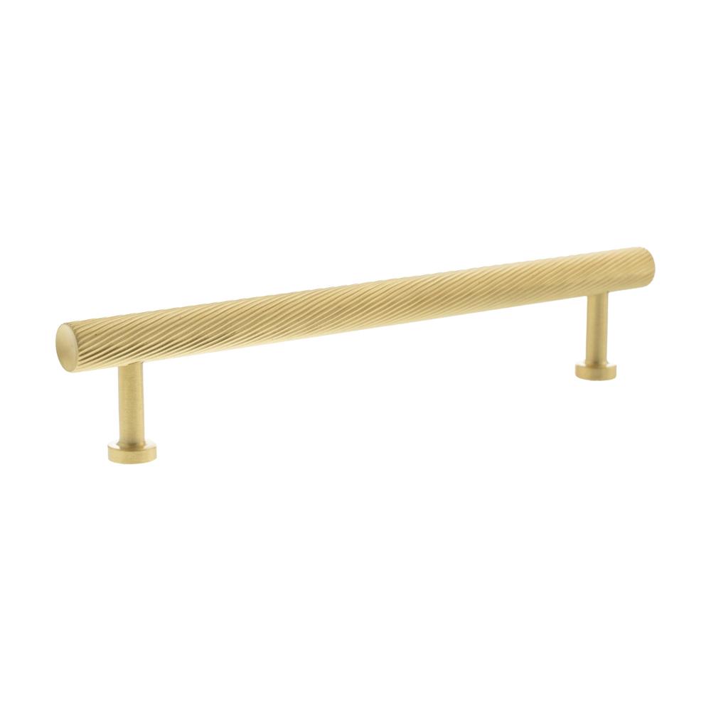 Atlantic Millhouse Paddington Spiral T-Bar Cabinet Pull Handle - Satin Brass