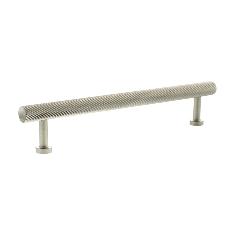 Atlantic Millhouse Paddington Spiral T-Bar Cabinet Pull Handle - Satin Nickel