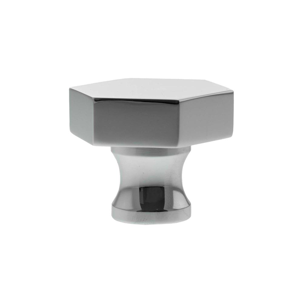 Atlantic Millhouse Pennington Hexagonal Cabinet Knob Handle - Polished Chrome