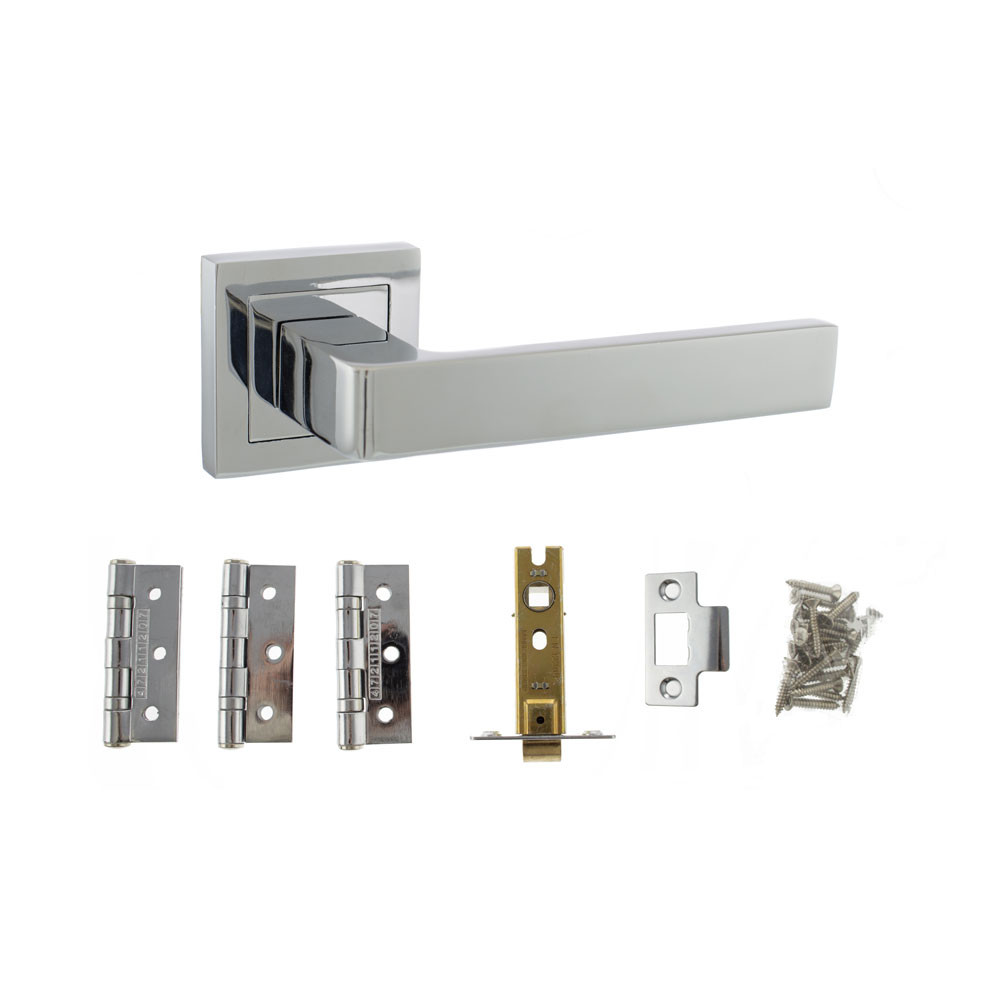 Atlantic Montana Polished Chrome Door Handle Pack