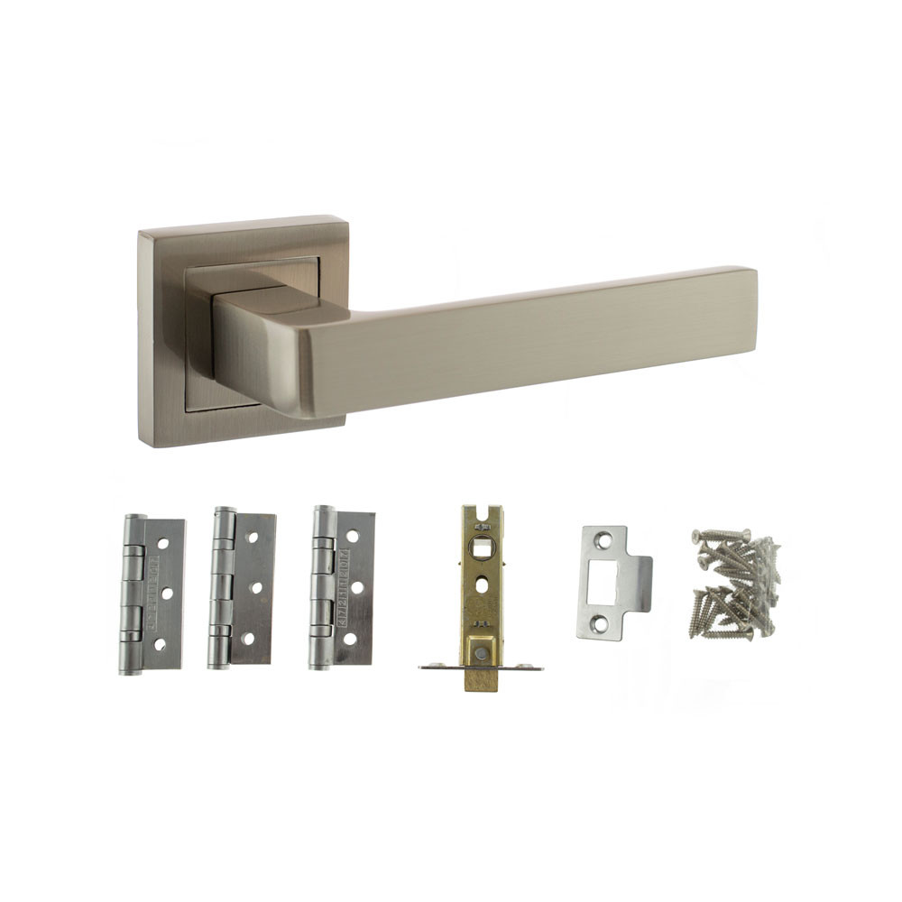 Atlantic Montana Satin Nickel Door Handle Pack