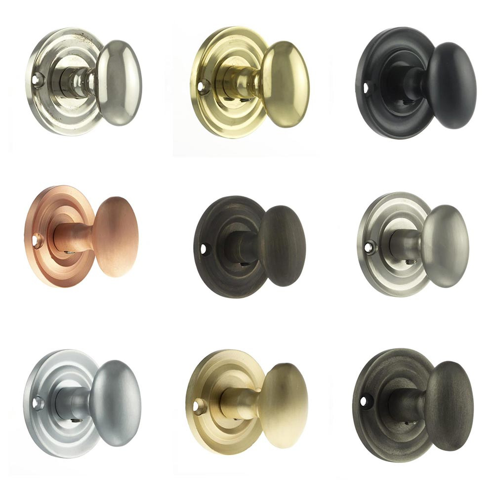 Atlantic Old English Solid Brass Oval WC Turn and Release