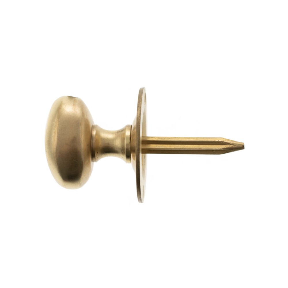 Atlantic Rack Bolt Oval Thumb Turn Lock - Polished Brass | Door Superstore®