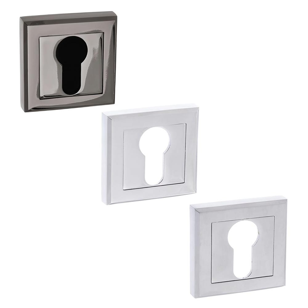 Atlantic STATUS Euro Escutcheon on Square Rose