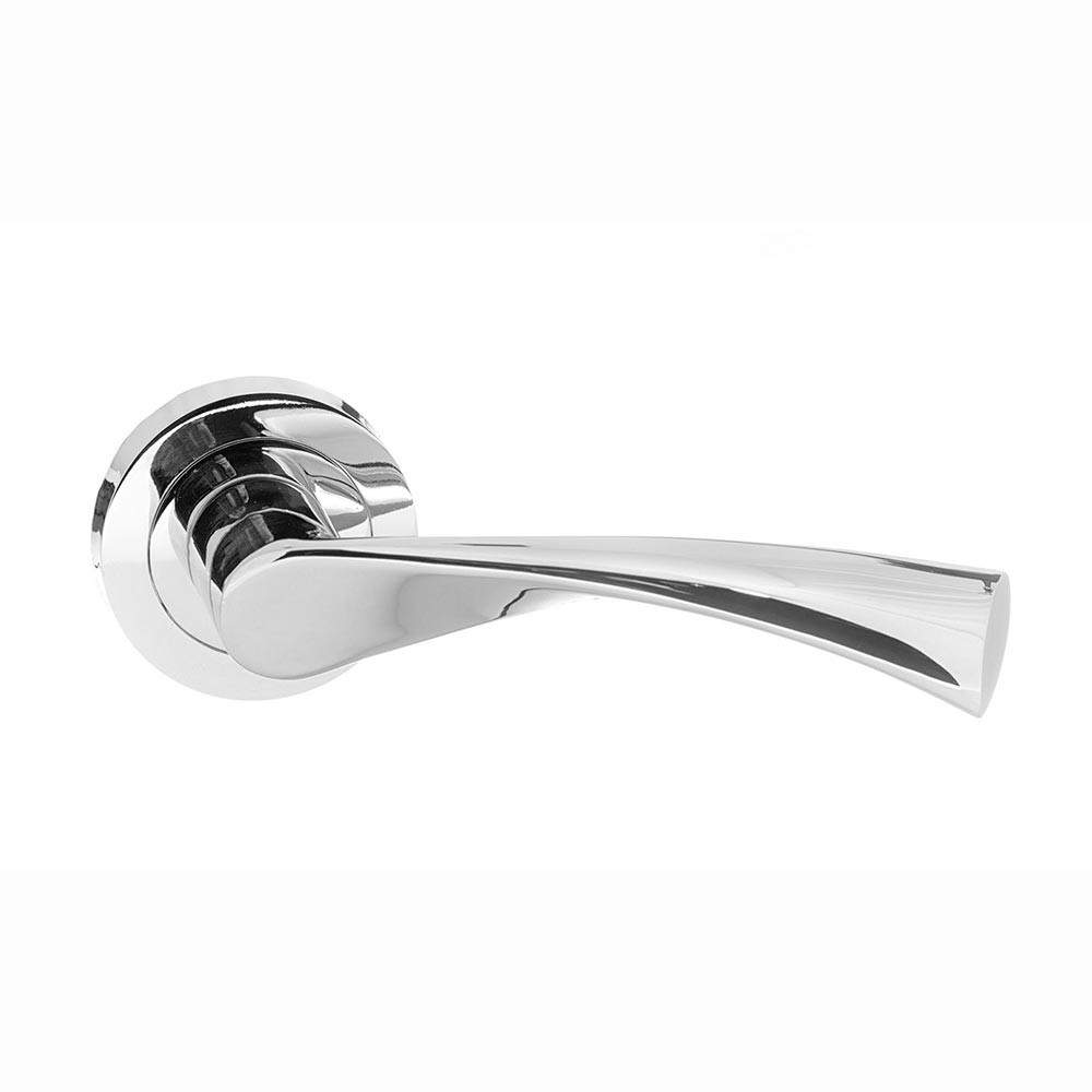 Atlantic Status Colorado Lever on Round Rose Door Internal Door Handle - Polished Chrome
