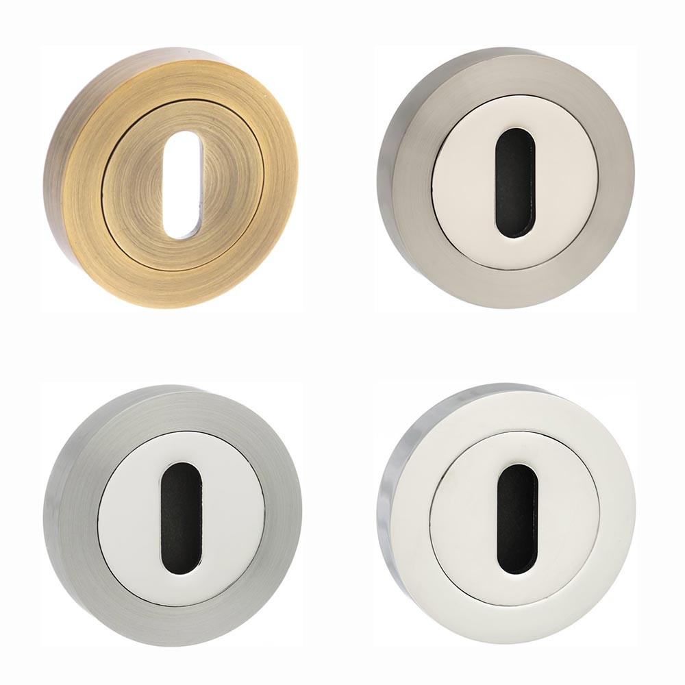 Atlantic Senza Pari Key Escutcheon on Round Rose