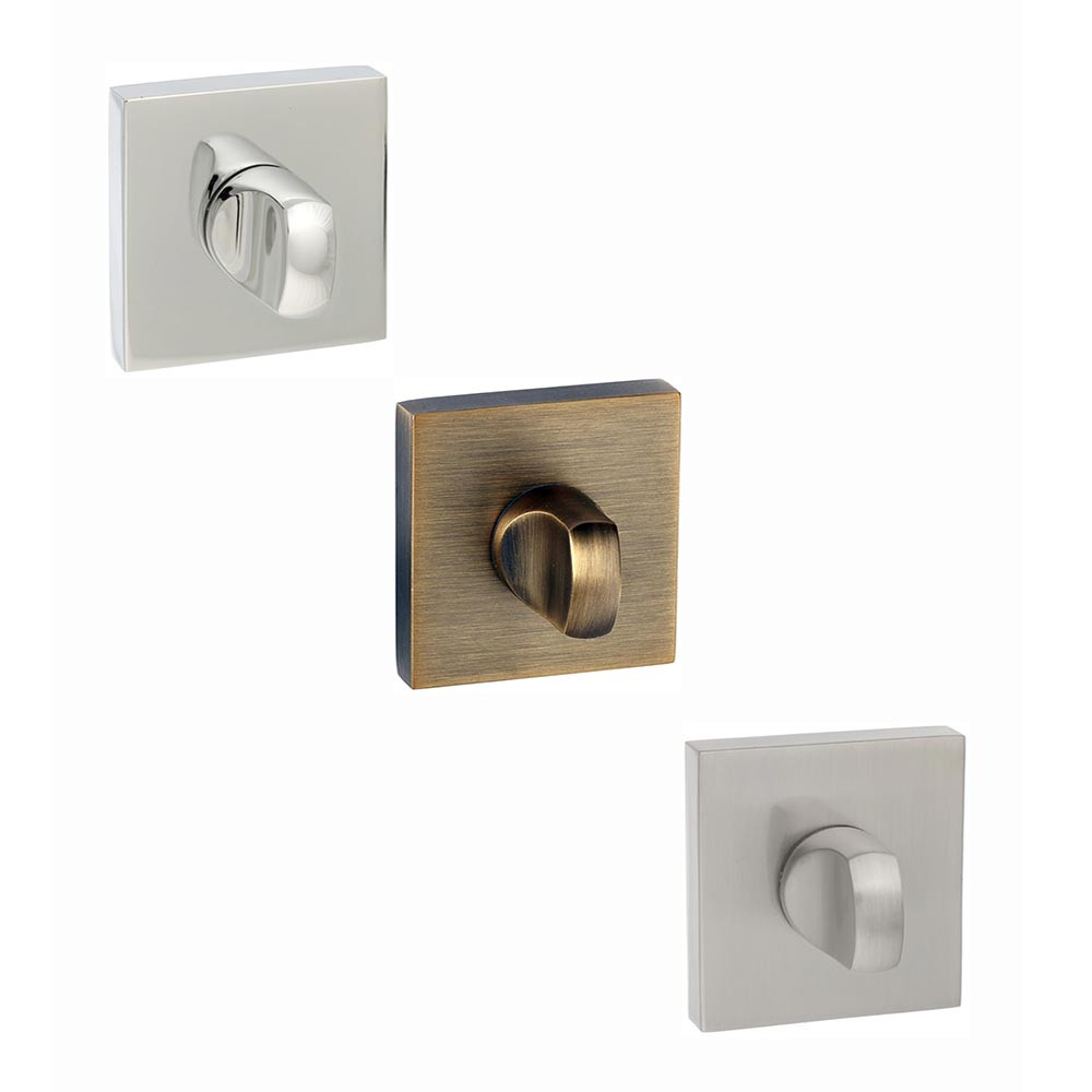 Atlantic Senza Pari WC Turn and Release on Flush Square Rose