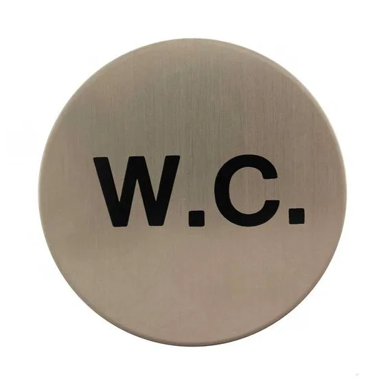 Wc Hand Sign Atlantic WC Door Sign | Door Superstore®