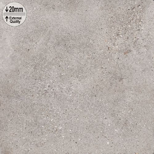 Ayora Matt Grey Stone Effect Outdoor Porcelain Floor Tile - 800mm x ...