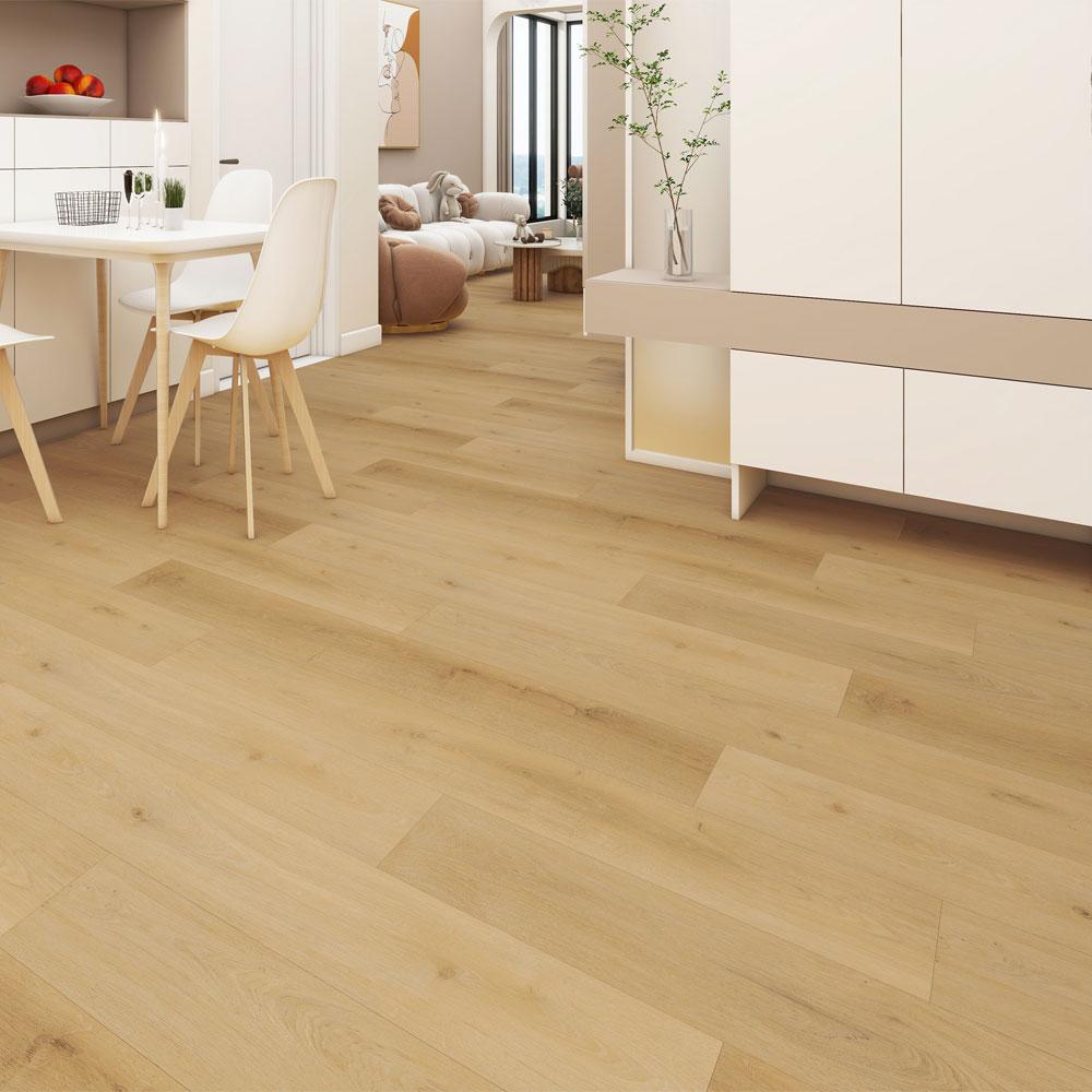 basix blonde oak spc flooring floor