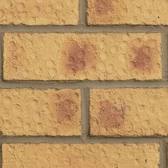 Saxon Text Buff Forterra LBC Saxon Gold Buff Brick - Pack of 390 | Drainage Superstore®