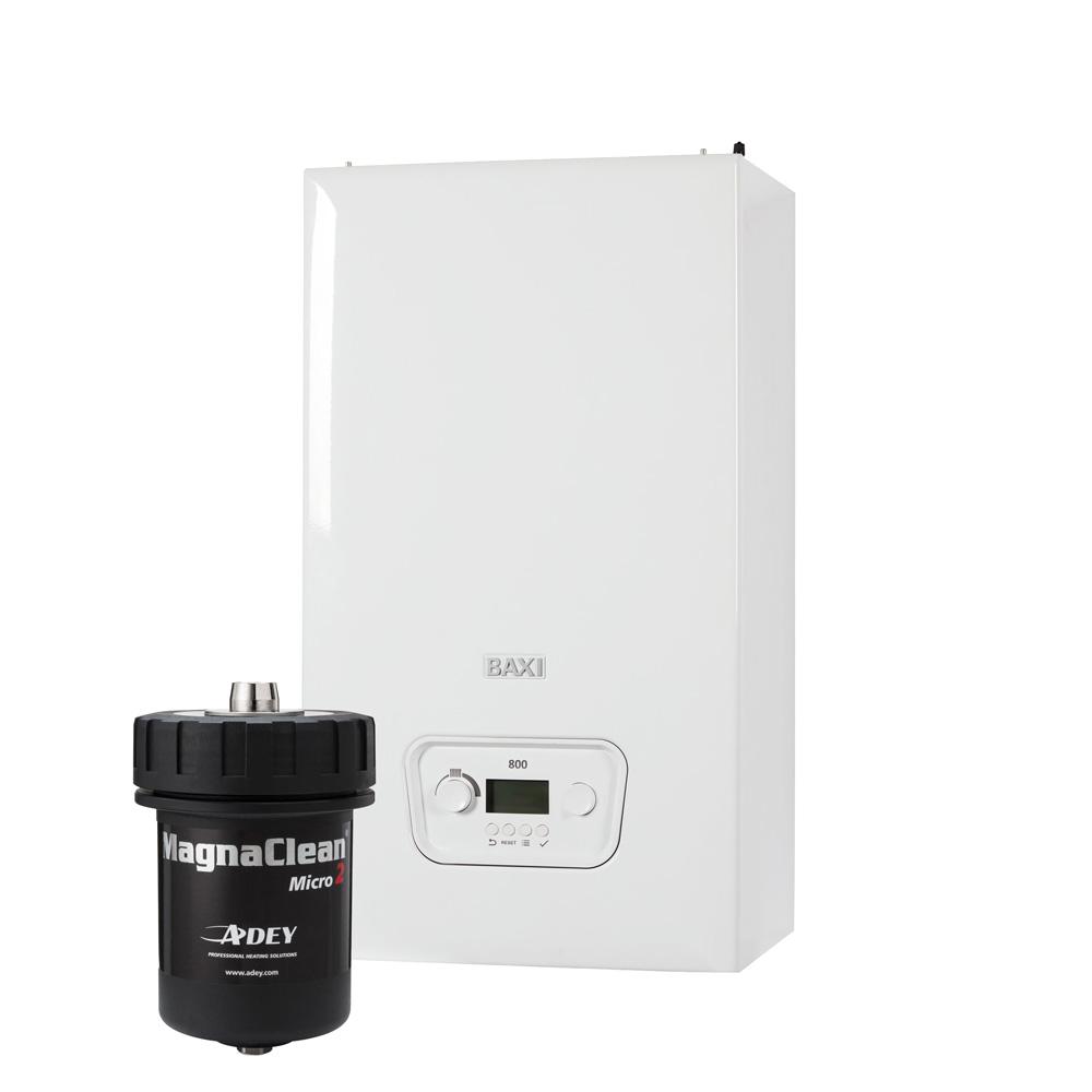 baxi 800 series system 2 boiler with magnaclean micro 2 filter primary