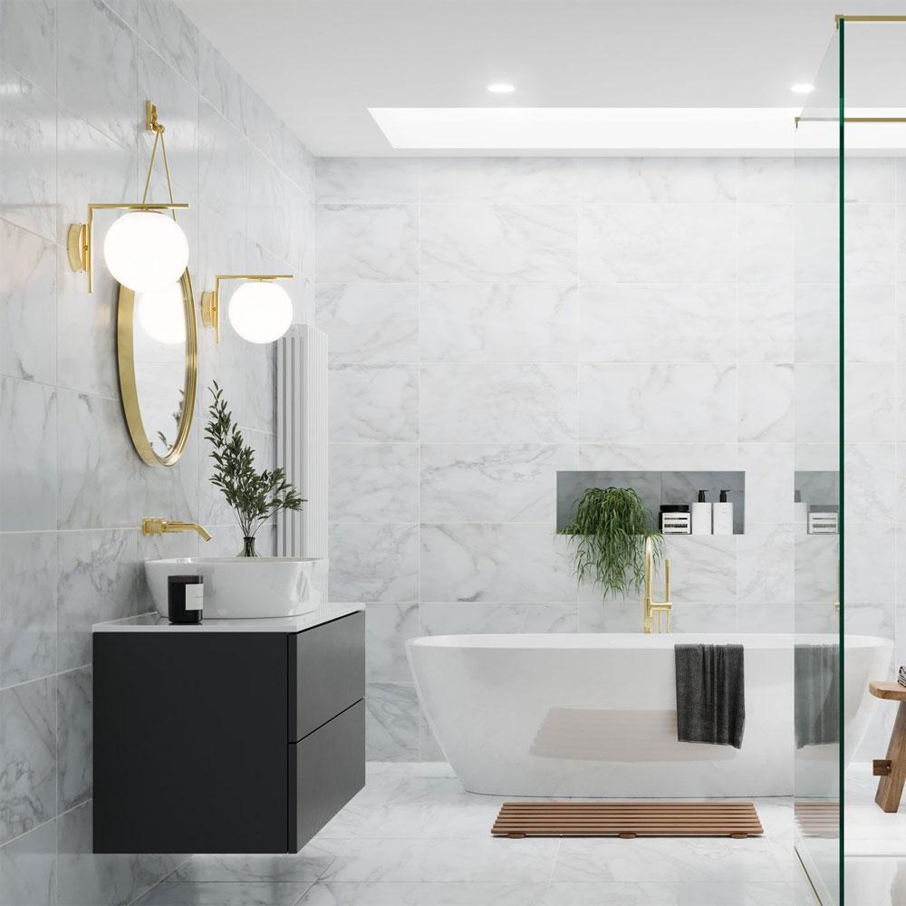 bianco taupe marble natural porcelain wall  floor tile single tile