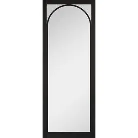 LPD Melrose Fully Finished Black Clear Glass Internal Door