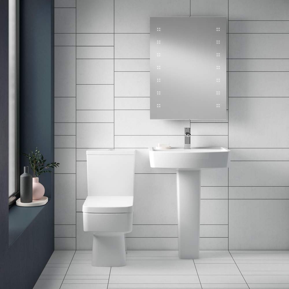 Nuie White Bliss Semi Flush To Wall Wc China
