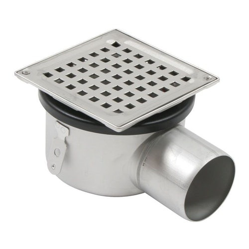 Blucher Stainless Steel 145mm x 145mm Adjustable Shower Drain Gully