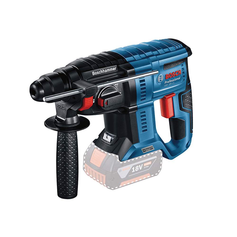 Bosch Light Gbh 18V-21 Sds Plus Hammer Drill 18V Body Only With L-Boxx