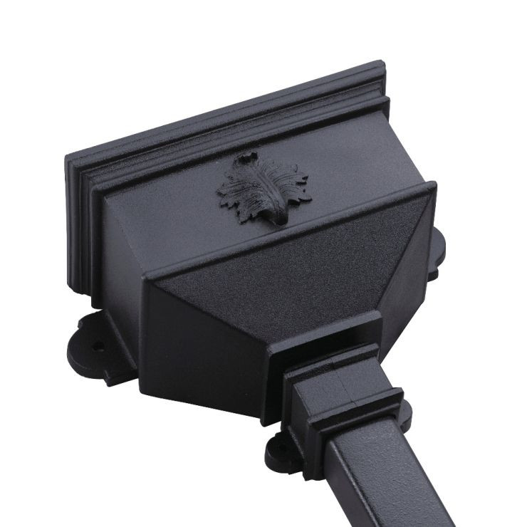 Brett Martin Cascade Cast Iron Style Leaf Plastic Hopper