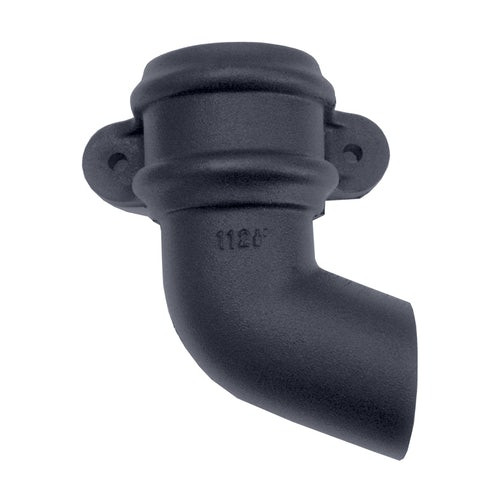 Brett Martin Cascade Cast Iron Style Round Plastic Handed Pipe Shoe with Lugs