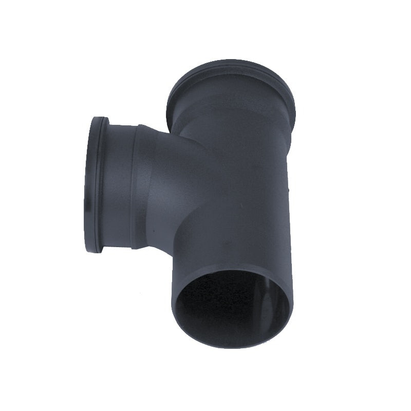 Brett Martin Cascade Cast Iron Style 110mm Plastic 92.5 Degree Double Socket Plain Branch